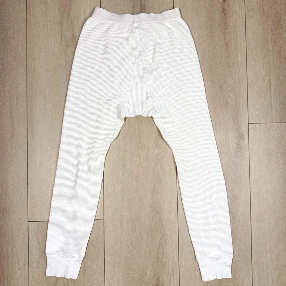 VTG Deep North Thermal Waffle Long Johns Underwear Bottoms Mens M 34-36 USA Made